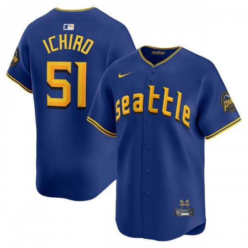 Ichiro Suzuki Seattle Mariners Nike City Connect Retired Player Jersey - Royal Ichiro Suzuki Seattle Mariners Nike City Connect Retired Player Jersey - Royal