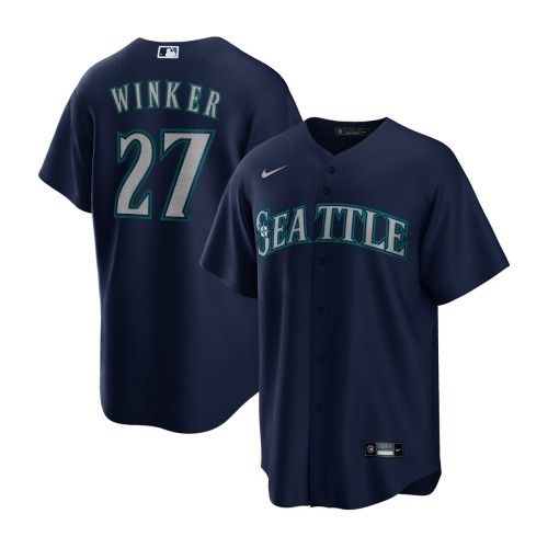 Jesse Winker Seattle Mariners Nike Alternate Replica Player Jersey - Navy Jesse Winker Seattle Mariners Nike Alternate Replica Player Jersey - Navy