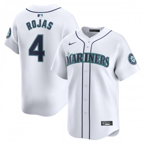 Josh Rojas Seattle Mariners Nike Home Limited Player Jersey - White Josh Rojas Seattle Mariners Nike Home Limited Player Jersey - White