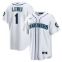 Kyle Lewis Seattle Mariners Nike Replica Player Name Jersey - White Kyle Lewis Seattle Mariners Nike Replica Player Name Jersey - White