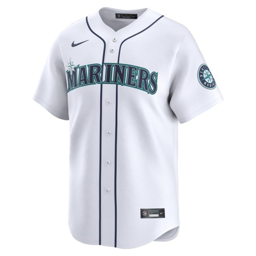 Logan Gilbert Seattle Mariners Nike Home Limited Player Jersey - White Logan Gilbert Seattle Mariners Nike Home Limited Player Jersey - White