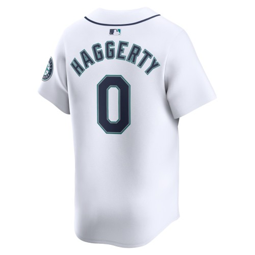 Sam Haggerty Seattle Mariners Nike Home Limited Player Jersey - White Sam Haggerty Seattle Mariners Nike Home Limited Player Jersey - White