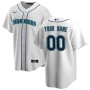 Seattle Mariners Nike Home Replica Custom Jersey - White Seattle Mariners Nike Home Replica Custom Jersey - White