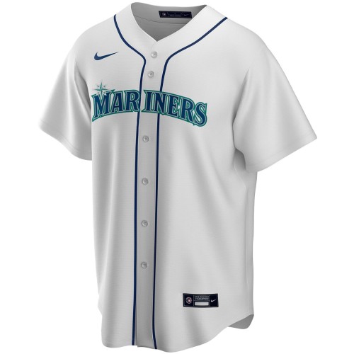 Seattle Mariners Nike Home Replica Custom Jersey - White Seattle Mariners Nike Home Replica Custom Jersey - White