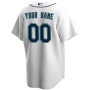 Seattle Mariners Nike Home Replica Custom Jersey - White Seattle Mariners Nike Home Replica Custom Jersey - White
