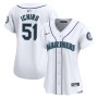 Ichiro Suzuki Seattle Mariners Nike Women's Home Limited Player Jersey - White Ichiro Suzuki Seattle Mariners Nike Women's Home Limited Player Jersey - White