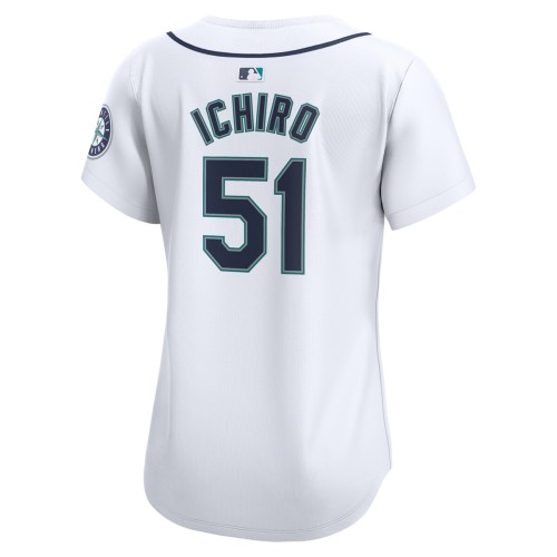 Ichiro Suzuki Seattle Mariners Nike Women's Home Limited Player Jersey - White Ichiro Suzuki Seattle Mariners Nike Women's Home Limited Player Jersey - White