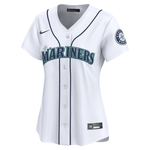 Seattle Mariners Nike Women's Home Limited Jersey - White Seattle Mariners Nike Women's Home Limited Jersey - White