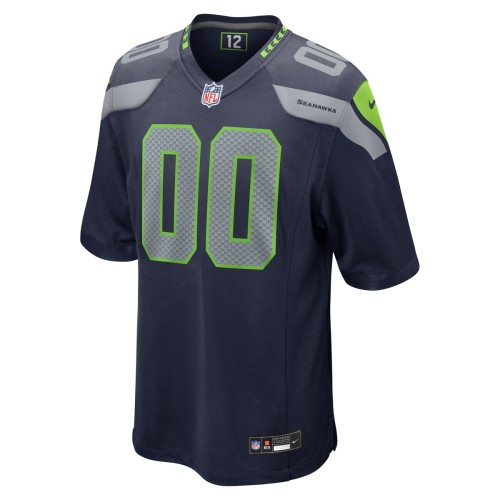Seattle Seahawks Nike Custom Game Jersey - College Navy Seattle Seahawks Nike Custom Game Jersey - College Navy