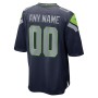 Seattle Seahawks Nike Custom Game Jersey - College Navy Seattle Seahawks Nike Custom Game Jersey - College Navy