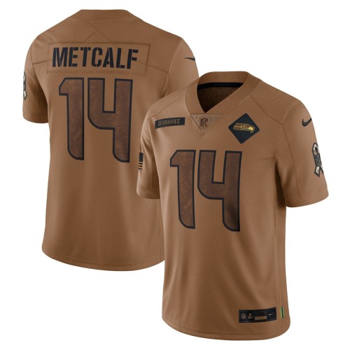 DK Metcalf Seattle Seahawks Nike 2023 Salute To Service Limited Jersey - Brown DK Metcalf Seattle Seahawks Nike 2023 Salute To Service Limited Jersey - Brown
