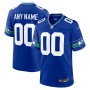 Seattle Seahawks Nike Throwback Custom Jersey - Royal Seattle Seahawks Nike Throwback Custom Jersey - Royal
