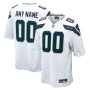 Seattle Seahawks Nike Custom Game Jersey - White Seattle Seahawks Nike Custom Game Jersey - White