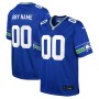 Seattle Seahawks Nike Youth Throwback Custom Jersey - Royal Seattle Seahawks Nike Youth Throwback Custom Jersey - Royal