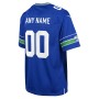 Seattle Seahawks Nike Youth Throwback Custom Jersey - Royal Seattle Seahawks Nike Youth Throwback Custom Jersey - Royal