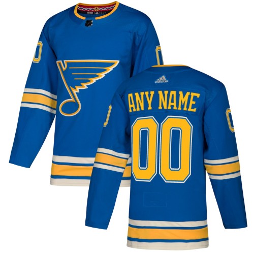 St. Louis Blues adidas Alternate Authentic Custom Jersey - Light Blue St. Louis Blues adidas Alternate Authentic Custom Jersey - Light Blue