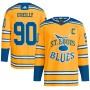 Ryan O'Reilly St. Louis Blues adidas Reverse Retro 2.0 Authentic Player Jersey - Yellow Ryan O'Reilly St. Louis Blues adidas Reverse Retro 2.0 Authentic Player Jersey - Yellow