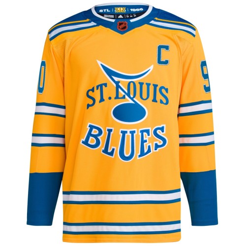 Ryan O'Reilly St. Louis Blues adidas Reverse Retro 2.0 Authentic Player Jersey - Yellow Ryan O'Reilly St. Louis Blues adidas Reverse Retro 2.0 Authentic Player Jersey - Yellow