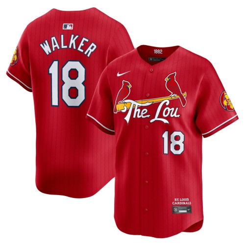 Jordan Walker St. Louis Cardinals Nike 2024 City Connect Limited Player Jersey - Red Jordan Walker St. Louis Cardinals Nike 2024 City Connect Limited Player Jersey - Red