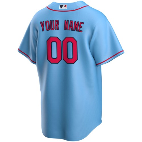 St. Louis Cardinals Nike Alternate Replica Custom Jersey - Light Blue St. Louis Cardinals Nike Alternate Replica Custom Jersey - Light Blue