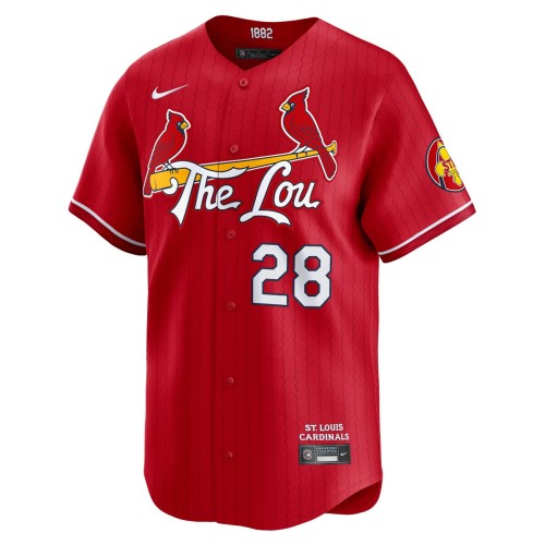 Nolan Arenado St. Louis Cardinals Nike 2024 City Connect Limited Player Jersey - Red Nolan Arenado St. Louis Cardinals Nike 2024 City Connect Limited Player Jersey - Red
