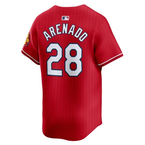 Nolan Arenado St. Louis Cardinals Nike 2024 City Connect Limited Player Jersey - Red Nolan Arenado St. Louis Cardinals Nike 2024 City Connect Limited Player Jersey - Red