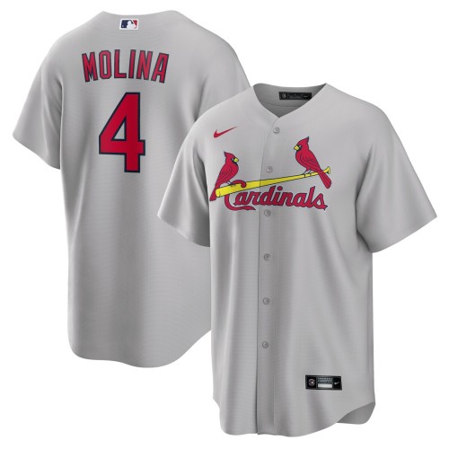 Yadier Molina St. Louis Cardinals Nike Road Replica Player Name Jersey - Gray Yadier Molina St. Louis Cardinals Nike Road Replica Player Name Jersey - Gray
