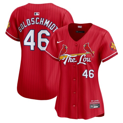 Paul Goldschmidt St. Louis Cardinals Nike Women's 2024 City Connect Limited Player Jersey - Red Paul Goldschmidt St. Louis Cardinals Nike Women's 2024 City Connect Limited Player Jersey - Red