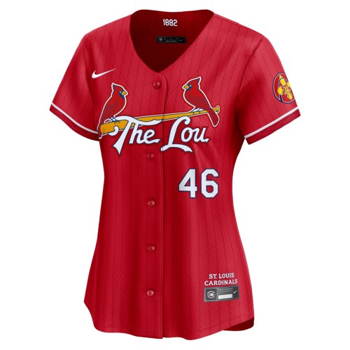 Paul Goldschmidt St. Louis Cardinals Nike Women's 2024 City Connect Limited Player Jersey - Red Paul Goldschmidt St. Louis Cardinals Nike Women's 2024 City Connect Limited Player Jersey - Red