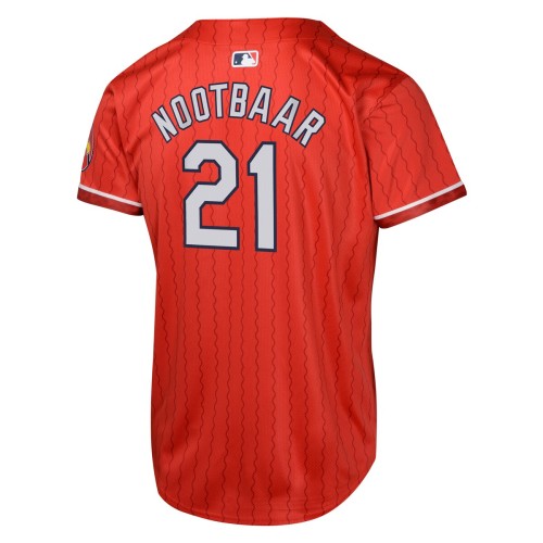 Lars Nootbaar St. Louis Cardinals Nike Youth 2024 City Connect Limited Player Jersey - Red Lars Nootbaar St. Louis Cardinals Nike Youth 2024 City Connect Limited Player Jersey - Red