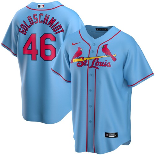 Paul Goldschmidt St. Louis Cardinals Nike Youth Alternate Replica Player Jersey - Light Blue Paul Goldschmidt St. Louis Cardinals Nike Youth Alternate Replica Player Jersey - Light Blue