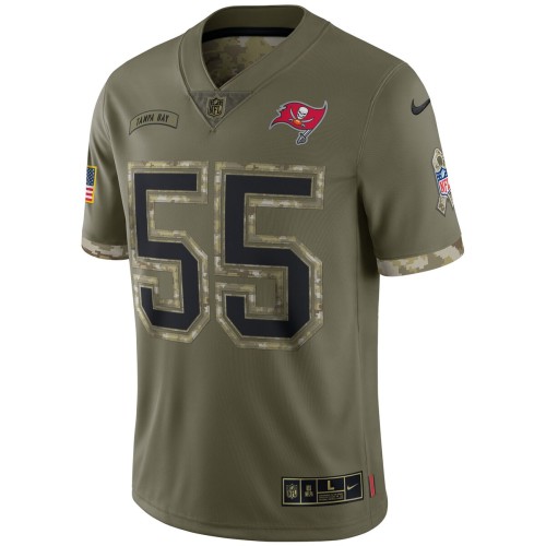 Derrick Brooks Tampa Bay Buccaneers 2022 Salute To Service Retired Player Limited Jersey - Olive Derrick Brooks Tampa Bay Buccaneers 2022 Salute To Service Retired Player Limited Jersey - Olive
