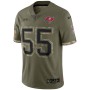 Derrick Brooks Tampa Bay Buccaneers 2022 Salute To Service Retired Player Limited Jersey - Olive Derrick Brooks Tampa Bay Buccaneers 2022 Salute To Service Retired Player Limited Jersey - Olive