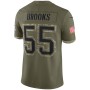 Derrick Brooks Tampa Bay Buccaneers 2022 Salute To Service Retired Player Limited Jersey - Olive Derrick Brooks Tampa Bay Buccaneers 2022 Salute To Service Retired Player Limited Jersey - Olive