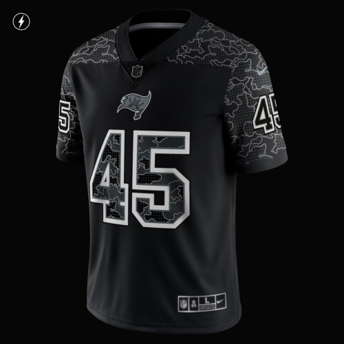 Devin White Tampa Bay Buccaneers Nike RFLCTV Limited Jersey - Black Devin White Tampa Bay Buccaneers Nike RFLCTV Limited Jersey - Black