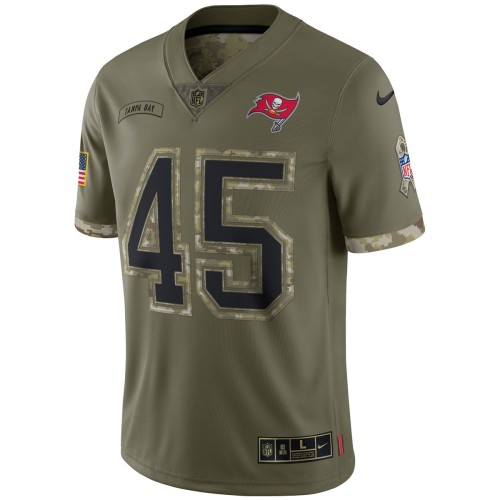 Devin White Tampa Bay Buccaneers Nike 2022 Salute To Service Limited Jersey - Olive Devin White Tampa Bay Buccaneers Nike 2022 Salute To Service Limited Jersey - Olive
