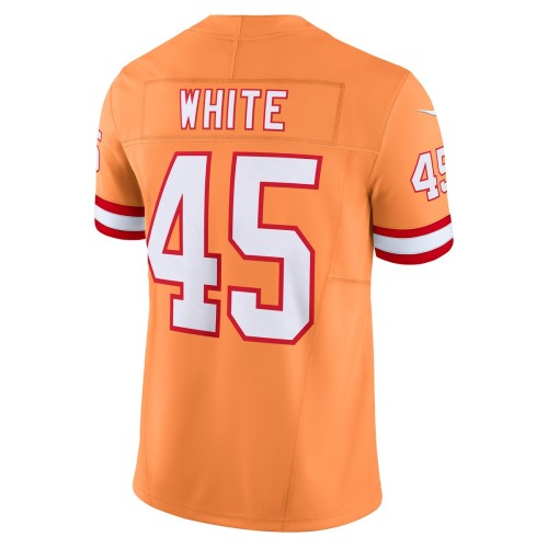 Devin White Tampa Bay Buccaneers Nike Vapor F.U.S.E. Limited Jersey - Orange Devin White Tampa Bay Buccaneers Nike Vapor F.U.S.E. Limited Jersey - Orange