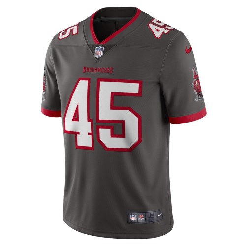 Devin White Tampa Bay Buccaneers Nike Vapor Limited Jersey - Pewter Devin White Tampa Bay Buccaneers Nike Vapor Limited Jersey - Pewter