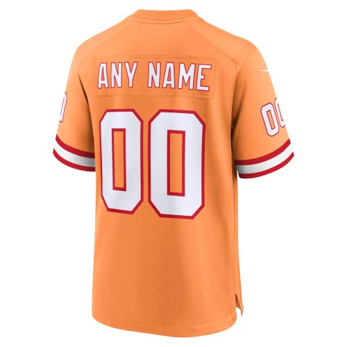 Tampa Bay Buccaneers Nike Custom Throwback Game Jersey - Orange Tampa Bay Buccaneers Nike Custom Throwback Game Jersey - Orange