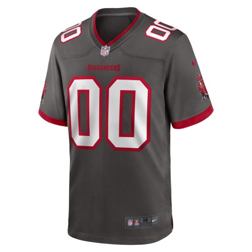 Tampa Bay Buccaneers Nike Alternate Custom Game Jersey - Pewter Tampa Bay Buccaneers Nike Alternate Custom Game Jersey - Pewter