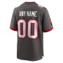 Tampa Bay Buccaneers Nike Alternate Custom Game Jersey - Pewter Tampa Bay Buccaneers Nike Alternate Custom Game Jersey - Pewter