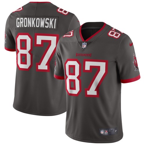 Rob Gronkowski Tampa Bay Buccaneers Nike Alternate Vapor Limited Jersey - Pewter Rob Gronkowski Tampa Bay Buccaneers Nike Alternate Vapor Limited Jersey - Pewter
