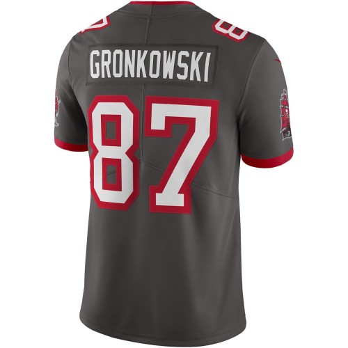 Rob Gronkowski Tampa Bay Buccaneers Nike Alternate Vapor Limited Jersey - Pewter Rob Gronkowski Tampa Bay Buccaneers Nike Alternate Vapor Limited Jersey - Pewter