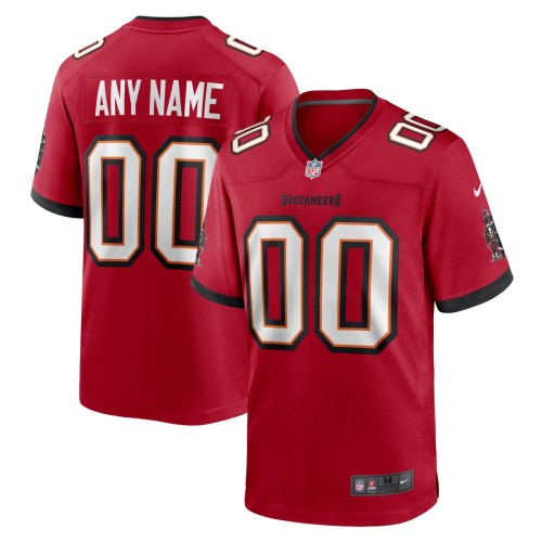 Nike Tampa Bay Buccaneers Custom Game Jersey - Red Nike Tampa Bay Buccaneers Custom Game Jersey - Red