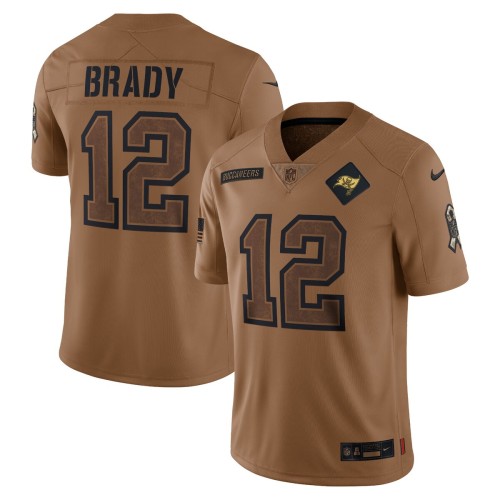 Tom Brady Tampa Bay Buccaneers Nike 2023 Salute To Service Limited Jersey - Brown Tom Brady Tampa Bay Buccaneers Nike 2023 Salute To Service Limited Jersey - Brown