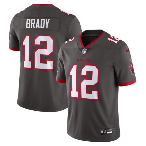 Tom Brady Tampa Bay Buccaneers Nike Alternate Vapor Untouchable Limited Jersey - Pewter Tom Brady Tampa Bay Buccaneers Nike Alternate Vapor Untouchable Limited Jersey - Pewter
