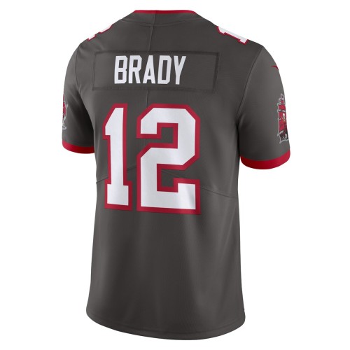 Tom Brady Tampa Bay Buccaneers Nike Alternate Vapor Untouchable Limited Jersey - Pewter Tom Brady Tampa Bay Buccaneers Nike Alternate Vapor Untouchable Limited Jersey - Pewter