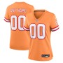 Tampa Bay Buccaneers Nike Women's Custom Throwback Game Jersey - Orange Tampa Bay Buccaneers Nike Women's Custom Throwback Game Jersey - Orange