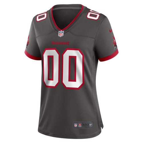 Tampa Bay Buccaneers Nike Women's Alternate Custom Game Jersey - Pewter Tampa Bay Buccaneers Nike Women's Alternate Custom Game Jersey - Pewter