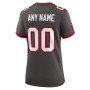 Tampa Bay Buccaneers Nike Women's Alternate Custom Game Jersey - Pewter Tampa Bay Buccaneers Nike Women's Alternate Custom Game Jersey - Pewter